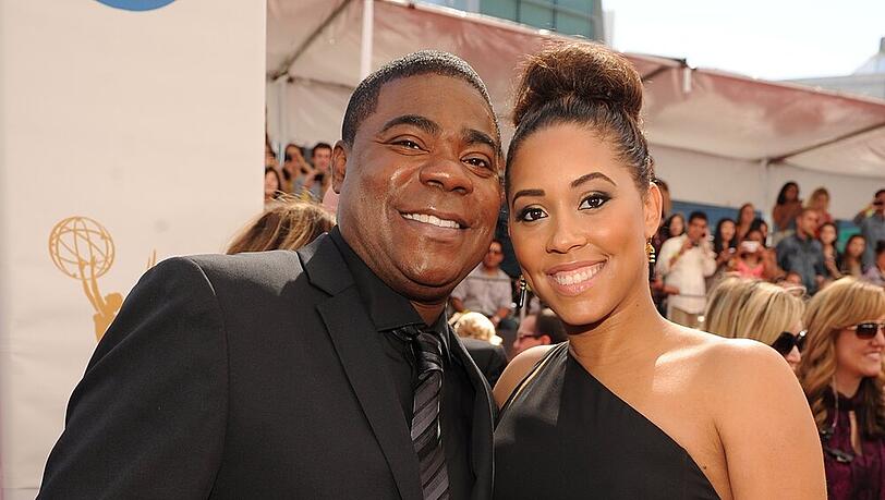 Tracy Morgan und seine Verlobte Megan Wollover bei der Emmy-Verleihung Tracy Morgan und seine Verlobte Megan Wollover bei der Emmy-Verleihung