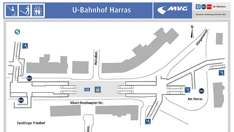Die Rolltreppen und Lifte im U-Bahnhof Harras. Unter www.mvg-zoom.de können sich die Fahrgäste tagesaktuell über deren Betriebszustand informieren. Die Rolltreppen und Lifte im U-Bahnhof Harras. Unter www.mvg-zoom.de können sich die Fahrgäste tagesaktuell über deren Betriebszustand informieren.