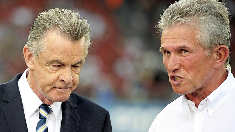 Alte Weggefährten: Ottmar Hitzfeld (li.) und Jupp Heynckes.