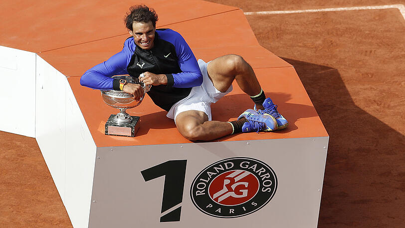 Wenn das kein Grund zum Feiern ist: Rafael Nadal.