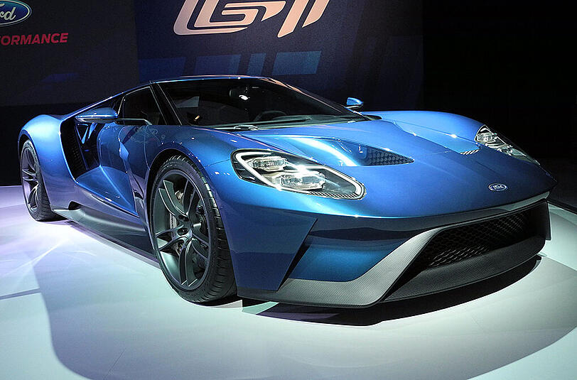 Der nächste Ford GT: Der Supersportler feiert in Genf sein Europadebüt. Er generiert mehr als 600 PS aus gerade mal sechs Zylindern mit vergleichsweise mageren 3,5 Litern Hubraum.