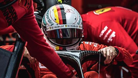 Trotz fünf gescheiterter Versuche glaubt Vettel weiter an den Erfolg seiner WM-Mission.