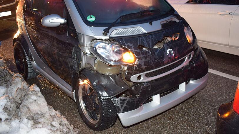 Eingedellt: der autonome Smart.