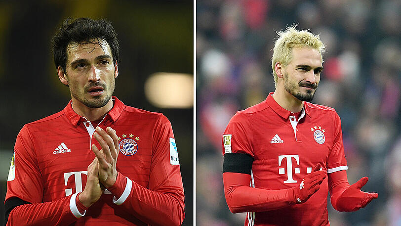 Vorher und nachher: Mats Hummels