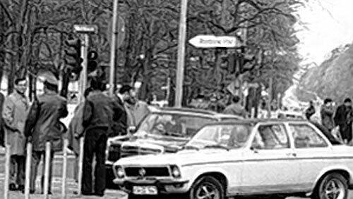 Der Tatort: Am 7. April 1977 erschießen Terroristen Generalbundesanwalt Buback und dessen Begleiter. Der Tatort: Am 7. April 1977 erschießen Terroristen Generalbundesanwalt Buback und dessen Begleiter.