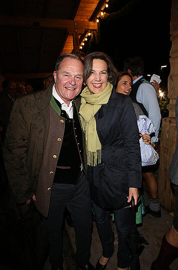 Dr. Wolfgang Heubisch mit Lebensgefährtin Kristina Kalb.