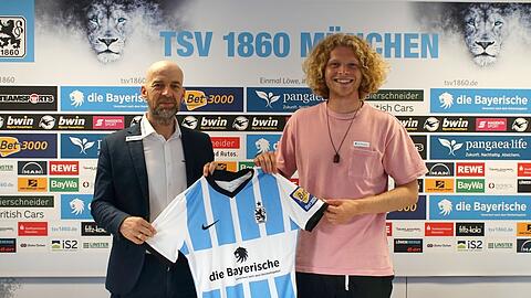 Servus, Sechzigs neuer Abwehrchef! Innenverteidiger Jesper Verlaat ist Günther Gorenzels (l.) Königstransfer für die Defensive.