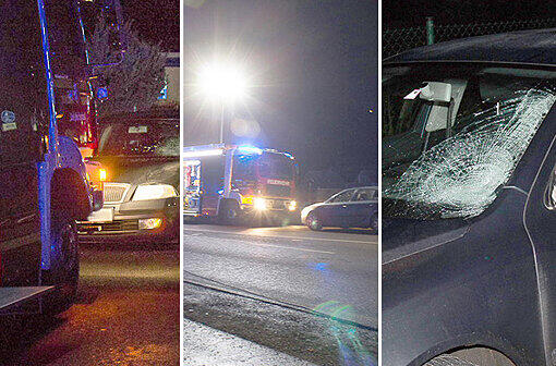 Tödlicher Verkehrsunfall auf der B 21 auf der Traunfelder Straße in Bad Reichenhall.