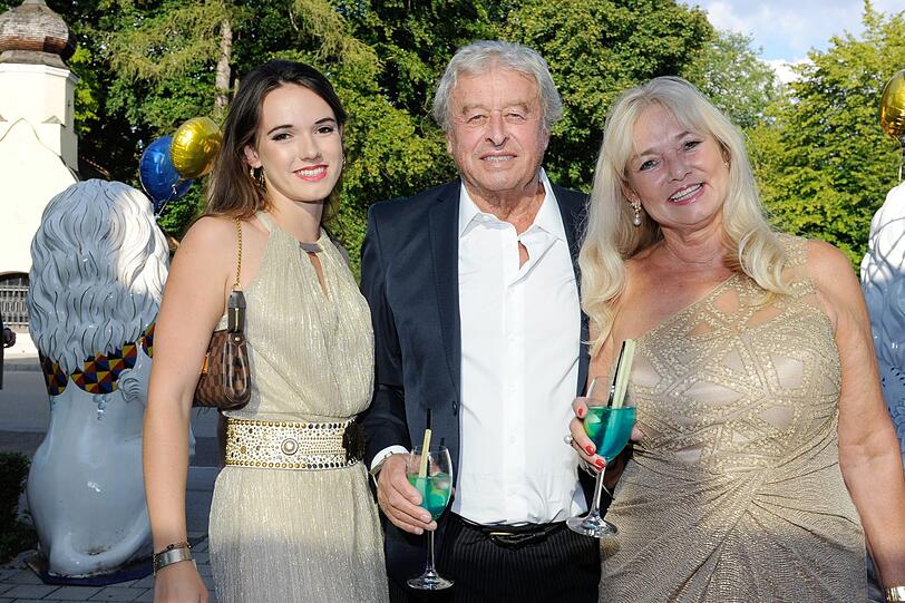 Didi Küffer mit Frau Marion und Tochter Larissa