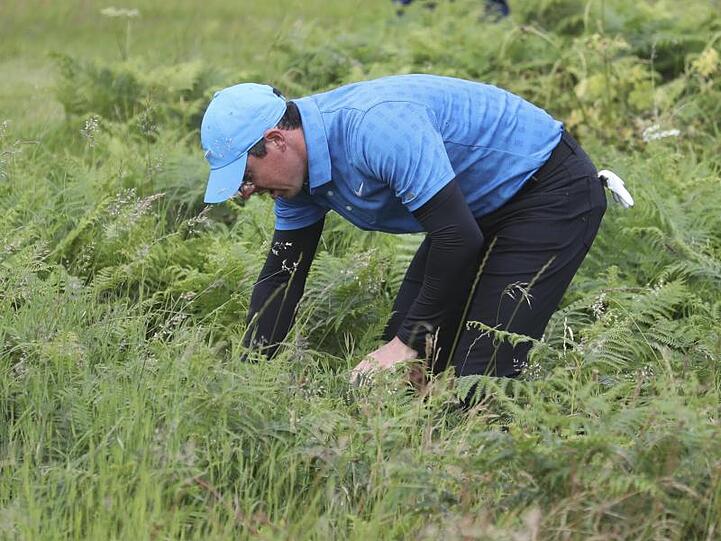 Musste am ersten Tag der British Open viel zu oft seinen Ball suchen: Nordirlands Golfstar Rory McIlroy.