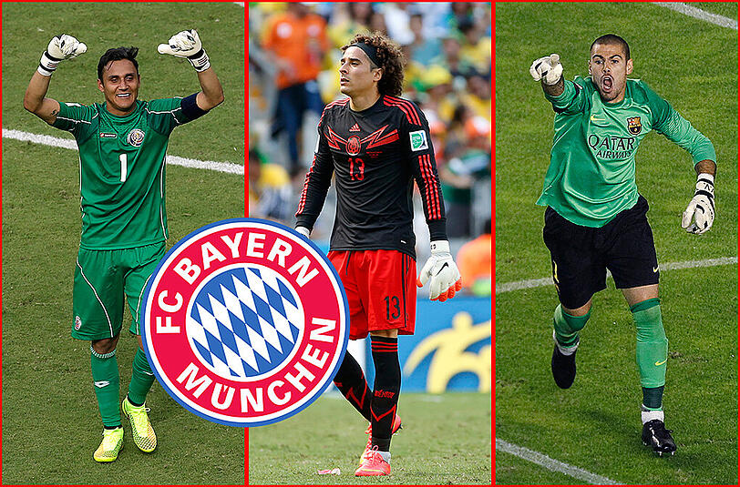 Pep Guardiole wünscht sich einen weiteren starken Torhüter. Die Topgerüchte: Keylor Navas, Guillermo Ochoa und Victor Valdes.