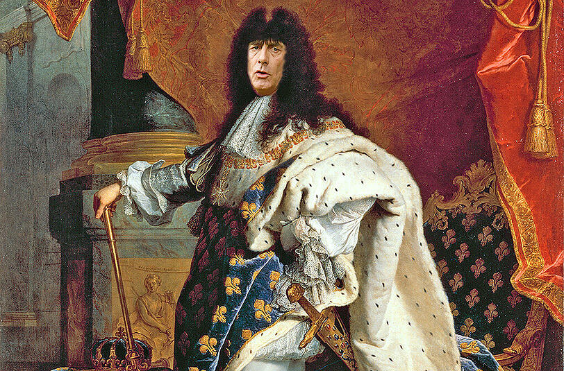 König Löw XIV.: Der Bundestrainer als der legendäre Louis XIV. (1638-1715), der französische Sonnenkönig.