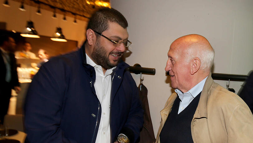 Hasan Ismaik (li.) und Peter Grosser