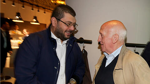 Hasan Ismaik (li.) und Peter Grosser