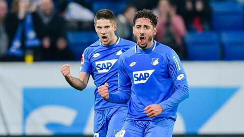 Torschützen unter sich: Hoffenheims Ishak Belfodil (r) und Andrej Kramaric.