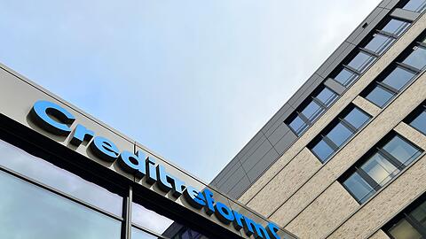 Blick auf die Creditreform-Zentrale in Neuss.
