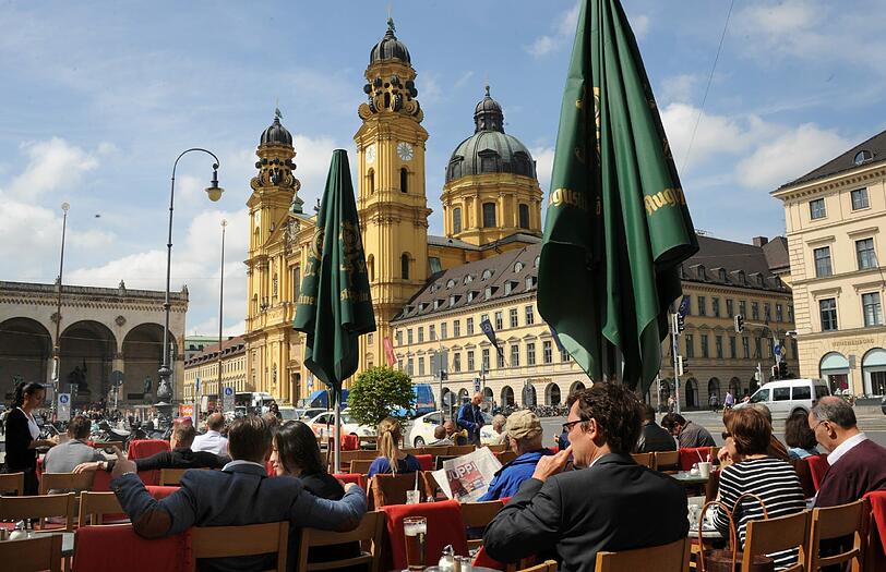 ... zeigte das Barometer in der Maxvorstadt an...