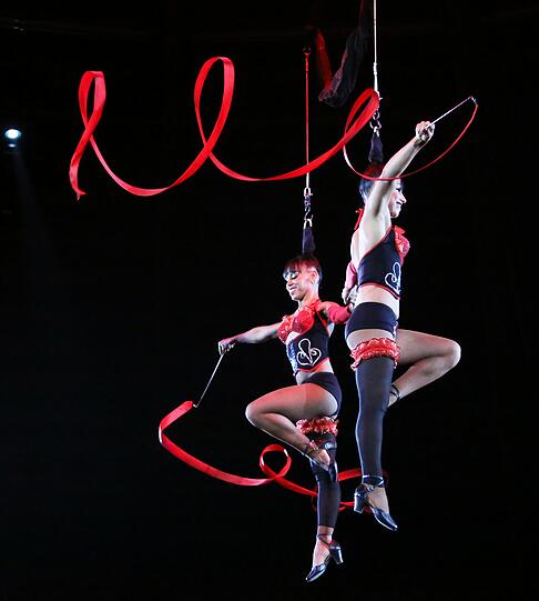 Das Duo Capilar mit seiner Show "Zopfhang"