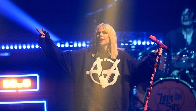 Avril Lavigne bei ihrem Auftritt im Zenith
