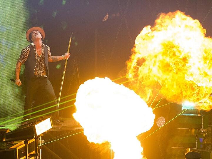 Bruno Mars wird nach seinem Auftritt mit Lob überschüttet