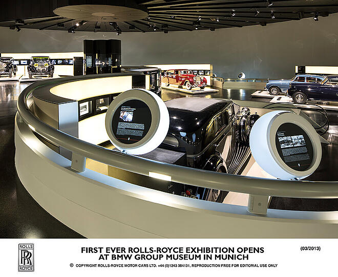 Rolls-Royce aus den Jahren 1907 bis 2012 werden erstmals im BMW Museum gezeigt.