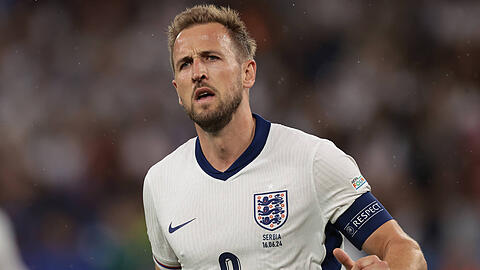Kam gegen Serbien nur auf 24 Ballkontakte: Stürmer Harry Kane.