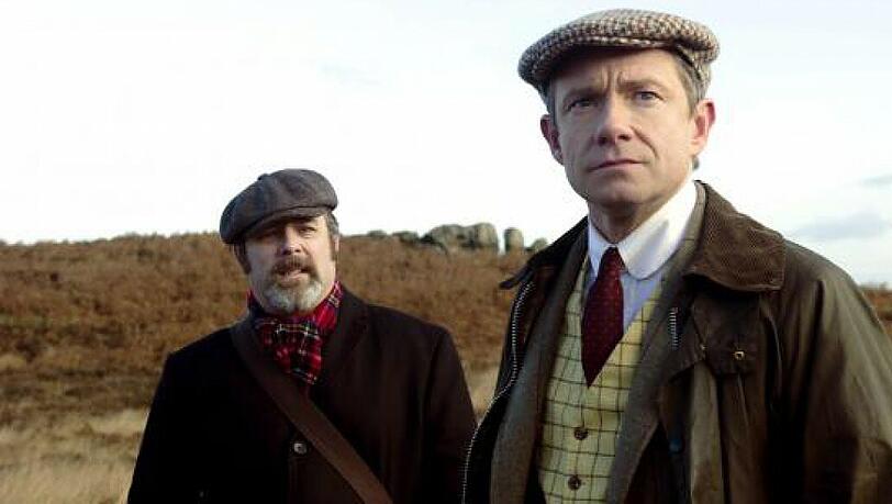 Auch der arrogante Geschäftsmann Mike Priddle (Martin Freeman, vorne) hat Unerklärliches erlebt.
