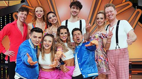Die verbliebenen "Let's Dance"-Kandidaten.