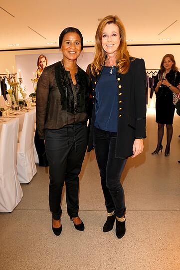 Andrea Schoeller und Angela Prinzessin von und zu Lichtenstein.