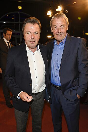 Heribert Bruchhagen und Jörg Wontorra.