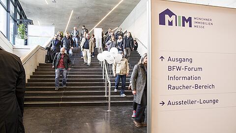 Auf der Münchner Immobilienmesse ist viel geboten.