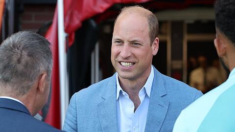 Prinz William hat am Donnerstag unter anderem auch den AFC Bournemouth besucht.