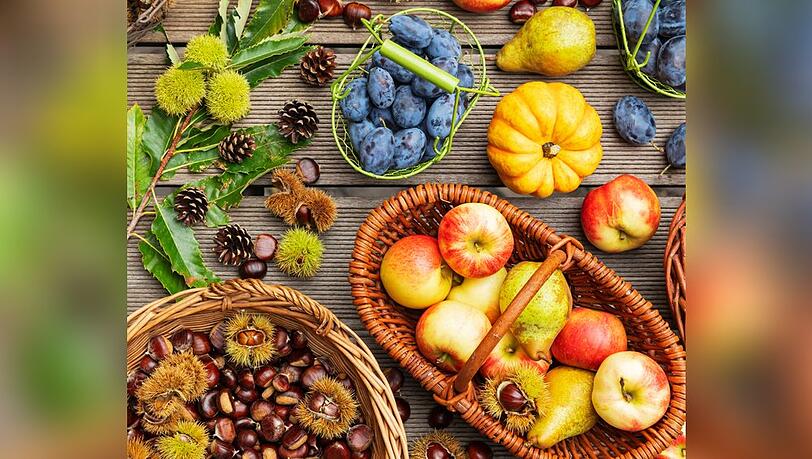 Im Herbst wird es mit Äpfeln, Birnen, Kürbissen und Co. bunt in der Küche. Im Herbst wird es mit Äpfeln, Birnen, Kürbissen und Co. bunt in der Küche.