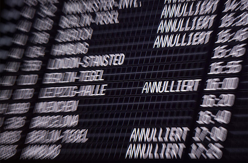 Insgesamt fallen durch den Pilotenstreik über 300 Flüge aus. Mit Streiks bei den Flugbegleitern ist jedoch nicht zu rechnen.