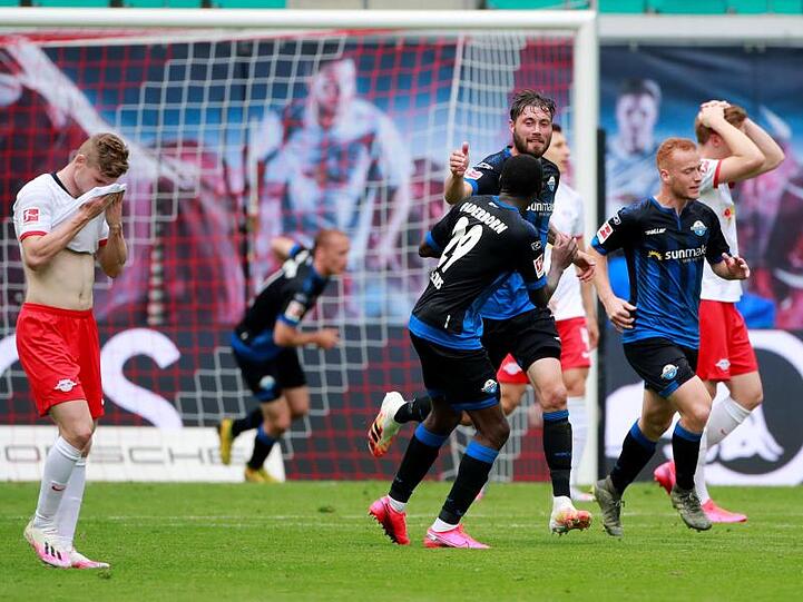 In der Nachspielzeit schafften die Paderborner noch den 1:1-Ausgleich.
