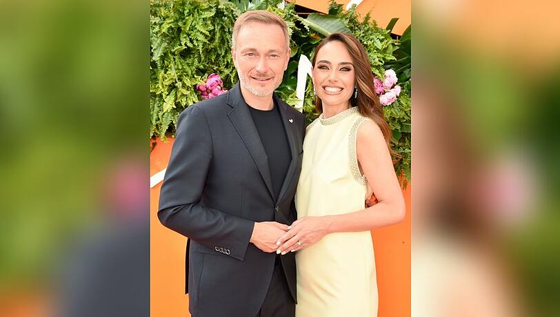 Christian Lindner und Franca Lehfeldt bei dem "WoMen on Top Award 2025".