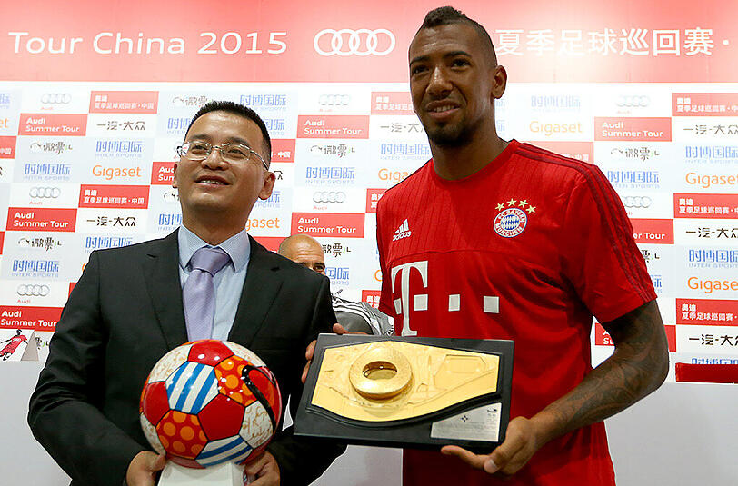 Bei Pressekonferenz und anschließendem Training setzte sich die Euphorie um den FC Bayern im Reich der Mitte fort. Die Bilder.