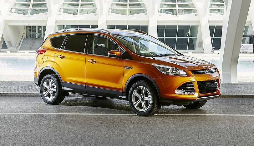 Schicke neue Farbe, stärkerer Motor: Der Ford Kuga.