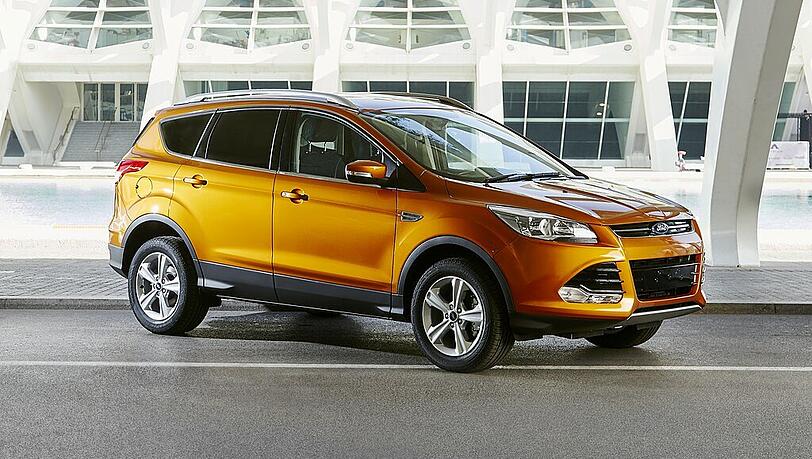 Schicke neue Farbe, stärkerer Motor: Der Ford Kuga. Schicke neue Farbe, stärkerer Motor: Der Ford Kuga.