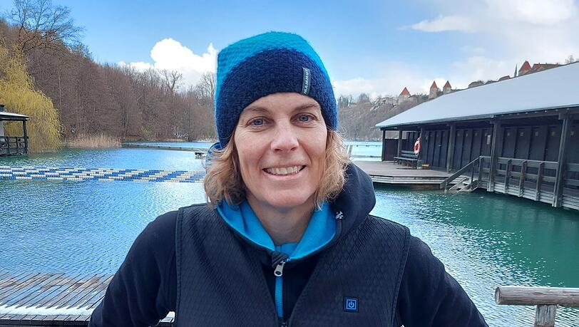 Eisschwimmerin und Warmduscherin: Die mehrmalige Weltmeisterin Julia Wittig.