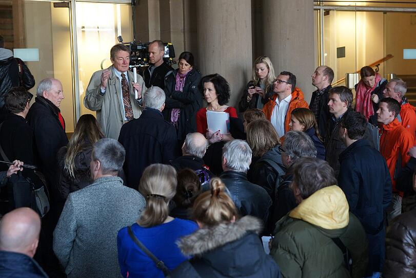 Bilder aus dem Justizpalast und dem Gerichtssaal, in dem der Steuer-Prozess um Uli Hoeneß stattfindet.
