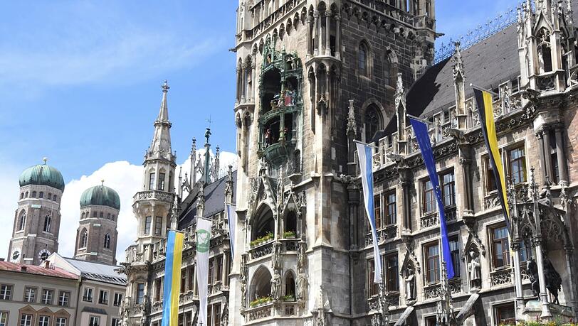 Im Münchner Rathaus ist der Sitz des Oberbürgermeisters.
