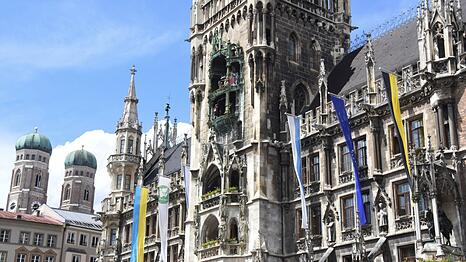 Im Münchner Rathaus ist der Sitz des Oberbürgermeisters.