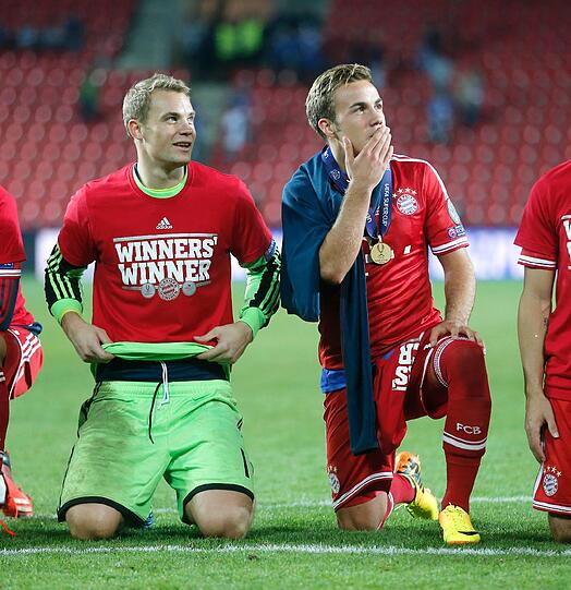 FC Bayern gewinnt den Supercup gegen Chelsea: Die Jubelbilder