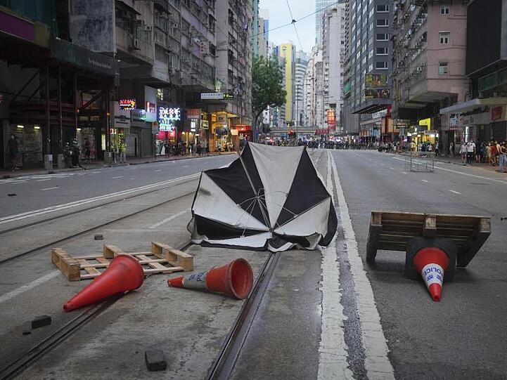 Am 23. Jahrestag der Rückgabe Hongkongs an China kam es zu weiteren Protesten gegen das neue Sicherheitsgesetz.