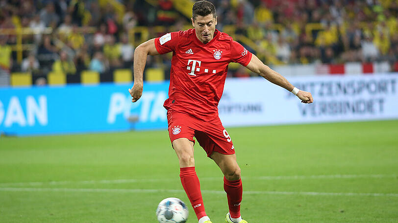 Bayern-Star Robert Lewandowski im Supercup-Finale 2019