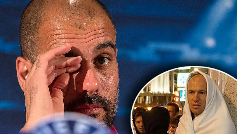 Lief nicht ganz nach Plan: Die Moskau-Reise des FC Bayern. Wegen eines Feueralarms mussten die Spieler in Decken das Hotel verlassen. Lief nicht ganz nach Plan: Die Moskau-Reise des FC Bayern. Wegen eines Feueralarms mussten die Spieler in Decken das Hotel verlassen.