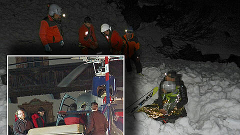 Lawine im Geschnitztal: Zwei Tourengeher sind verunglückt. Ein 27-Jähriger kam unter dem Schnee ums Leben. Ein 23-Jähriger wurde lebend geborgen.