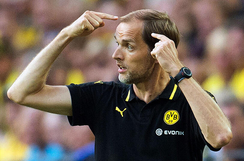 Platz vier: Dortmunds Coach Thomas Tuchel (45) gilt bei den Männern in Schwarz als "zynisch".