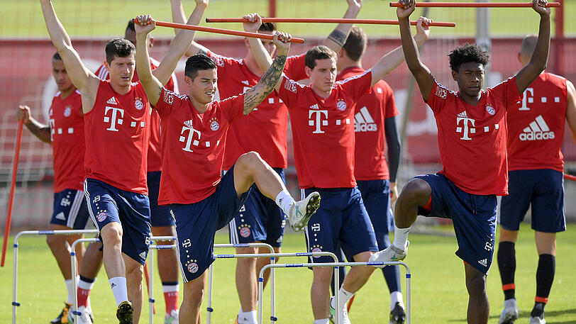 Weitere Bilder vom öffentlichen Training des FC Bayern.
